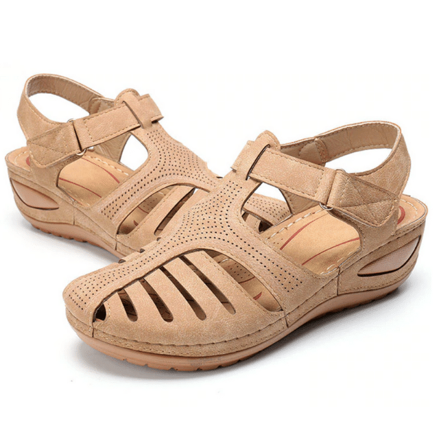 đ„Aktion - 50 % Rabattđ-Leichte orthopĂ€dische Ledersandalen von höchster QualitĂ€t