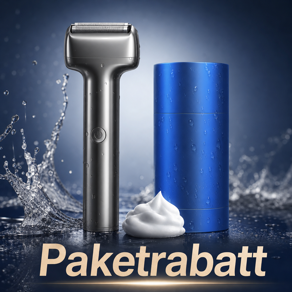 💥 50 % Rabatt ! Wiederaufladbarer Folien-Elektrorasierer für Herren – 60 Minuten Akkulaufzeit, IPX6 wasserfest, flüsterleiser Betrieb für empfindliche Haut-Gcom
