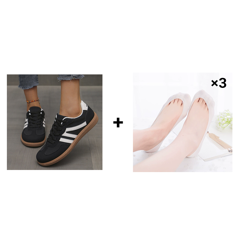 🔥Verkaufsschlager🔥Damen Stylische Runde Zehen Rutschfeste Freizeitschuhe