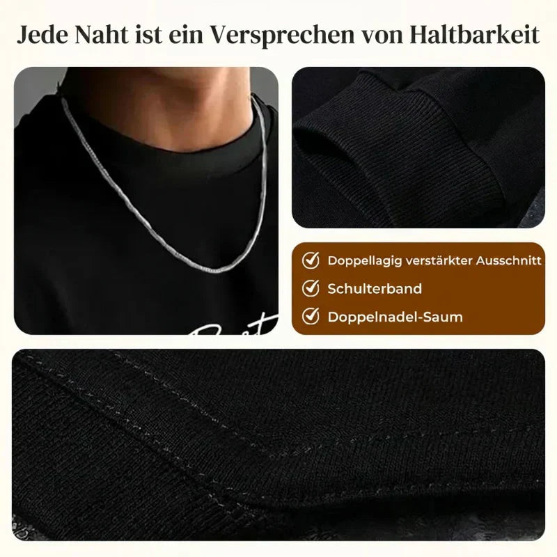 šNeuwaren 50% Rabattš„Herren Urban Style Loose Fit T-Shirt ā Premium Baumwollmix, LƤssiger Oversize-Schnitt & Grafikdruck