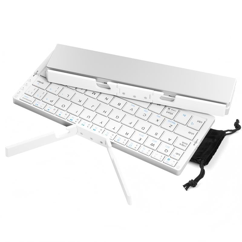 🌞Frühlingserwachen: 50% Rabatt!🎹Faltbare Mini-Bluetooth-Tastatur – Magnetischer Ständer, Universell Kompatibel & Lange Akkulaufzeit, Tragbar für Telefon/Pad/Laptop