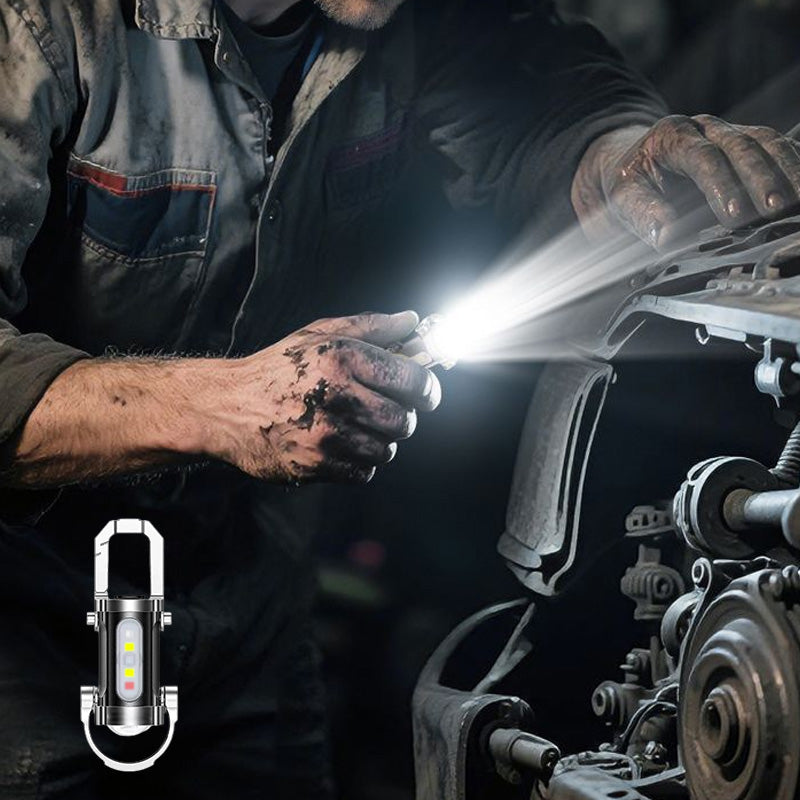⚡ 50 % Rabatt ! Mini LED Taschenlampe Schlüsselanhänger – Kleines Format, maximale Power! 🔦 300 Lumen & 7 Modi, USB-C Aufladung, stoßfest & regendicht