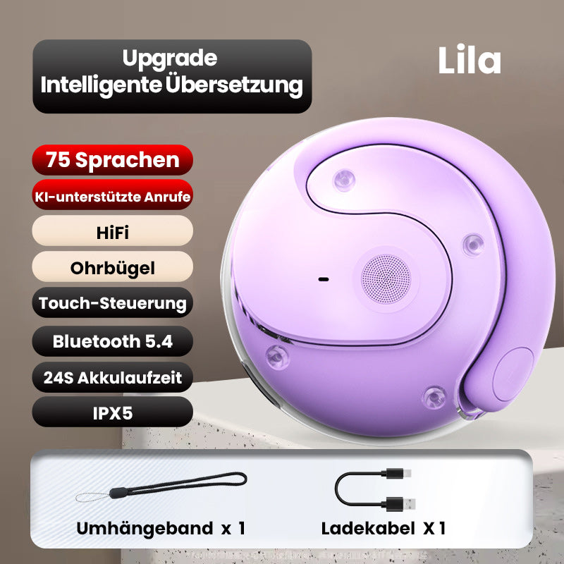 🎧🔥 50% RABATT! Intelligente kabellose Bluetooth Übersetzung Ohrhörer – Echtzeit-Sprachübersetzung, AI-Noise-Cancelling & bis zu XX h Akkulaufzeit – Perfekt für Reisen, Business & Meetings ✨