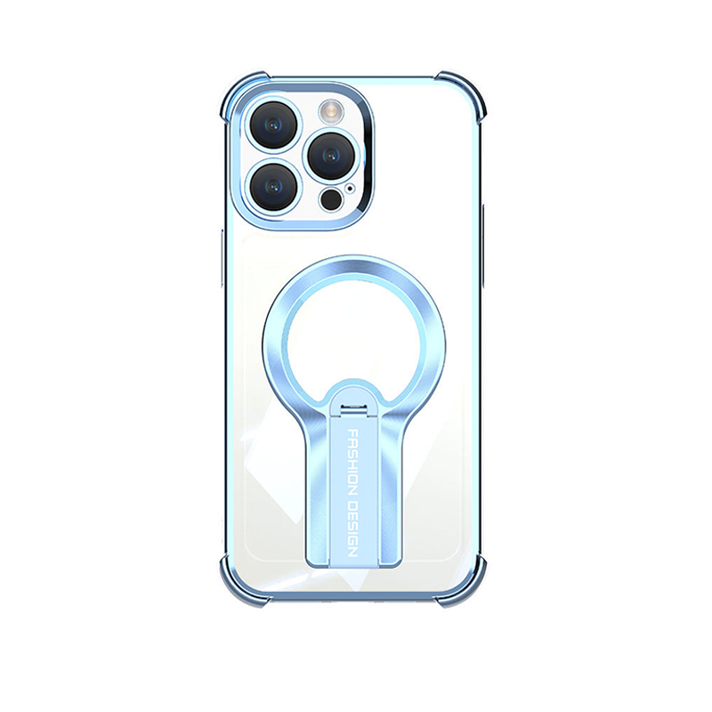 Magnetische Handyhülle mit Ständer und glänzender Oberfläche