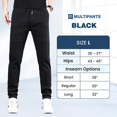 đ„Letzter Tag im Angebot: 65 % Rabatt!đ„MultiPants â StrapazierfĂ€hige Cargohose mit hohem Stretchanteil und vielen Taschen.