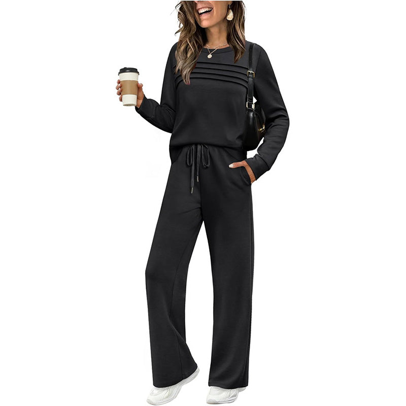 👚 50% RABATT! 🧘♀️ Loungeset für Damen (Top & Hose) – Superweicher Stoff, Bequemer Relax-Fit & Perfekt für Zuhause ✨
