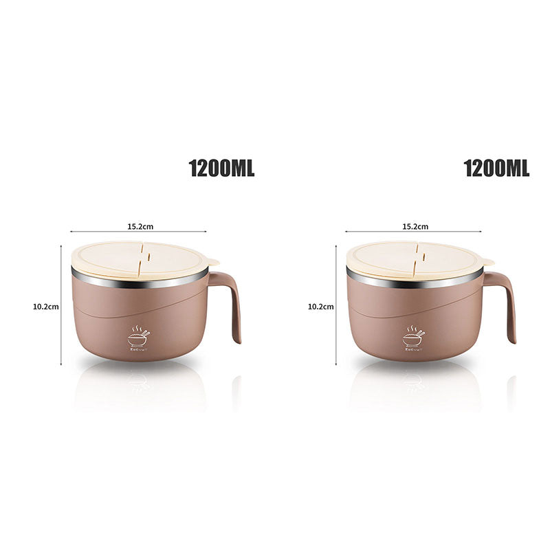 ⏰Letzte 4 Stunden Angebot: 50 % sparen🔥304 Edelstahl isolierte Ramen-Schüssel