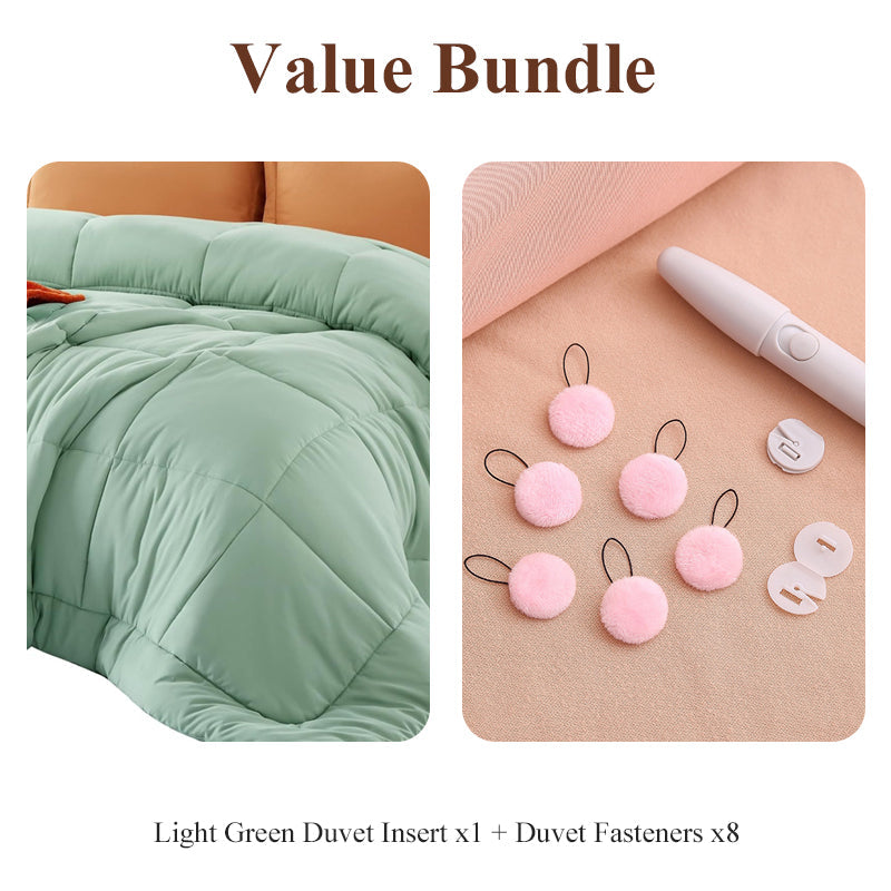 🏷️ 50 % Rabatt ! Premium Daunen-Touch Bettdecke – Kuschelig warm, ultra-leicht! ☁️ Box-Steppung mit Ecklaschen, formstabil & waschfest