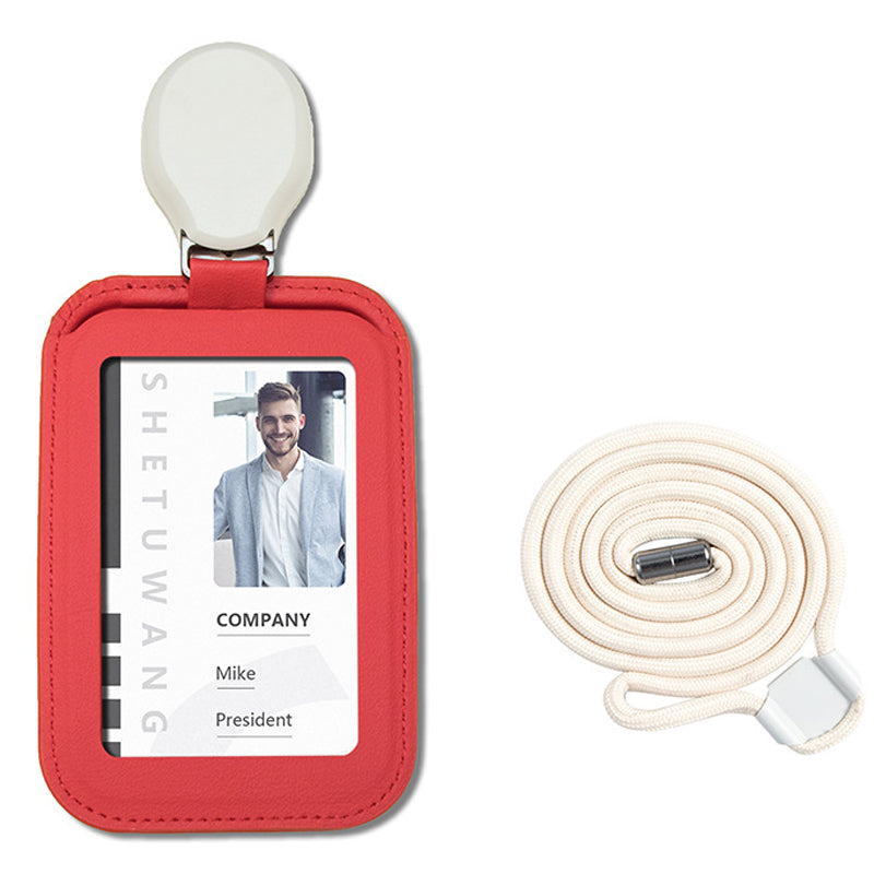 🪪 50% RABATT! 🎗️ Einziehbarer Ausweishalter mit Umhängeband – Ausziehbare Schnur, Sicherer Halt & Praktisch für Alltag 🔒
