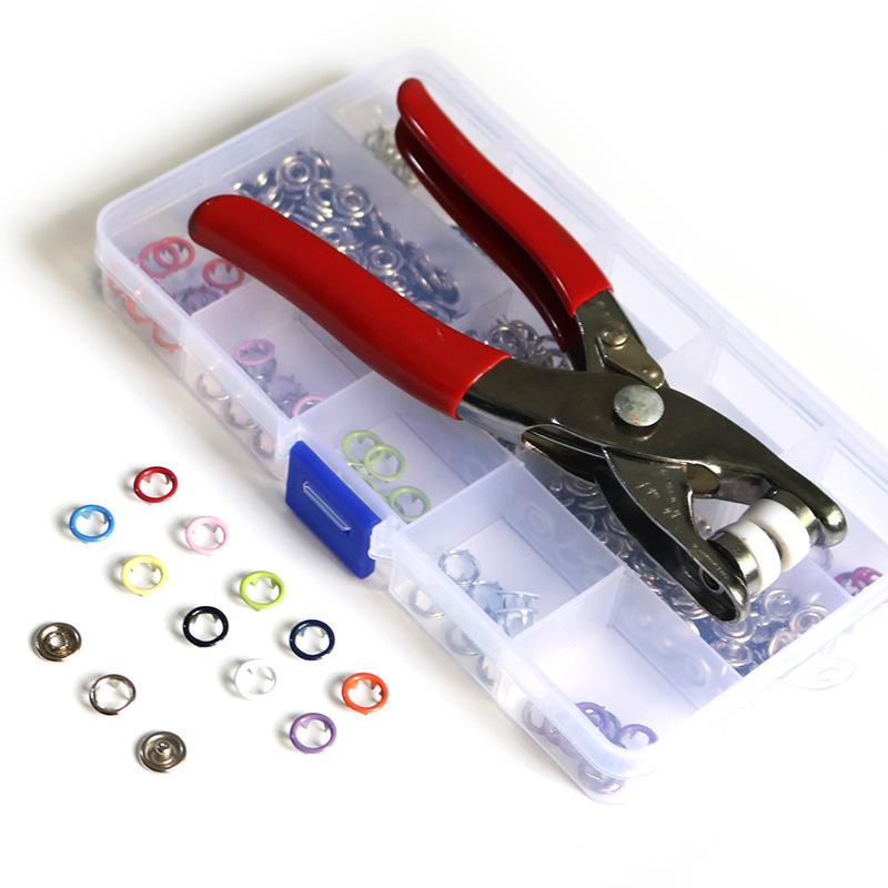 ✂️ ZEITLICH BEGRENZT 50 % RABATT! ⚡ DIY Knopf-Nähset – Rostfreie Kupferdruckknöpfe, Handzange, Mehrfarbig ✨
