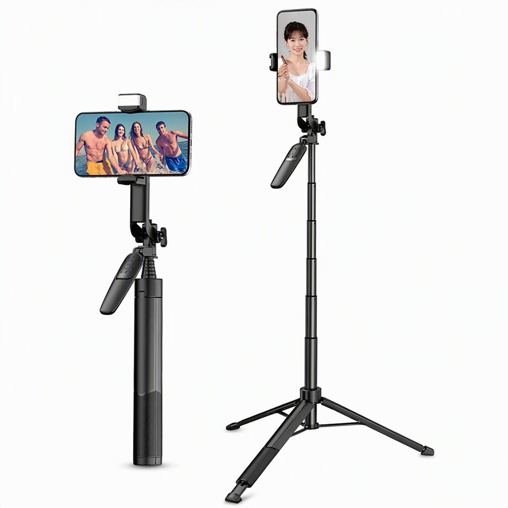 🤳 50 % Rabatt ! Selfie-Stick Stativ mit Gimbal – Kein Wackeln, kinoreife Videos! 🎬 Bis 1,6 m ausziehbar, Anti-Shake-Griff, Bluetooth-Fernauslöser