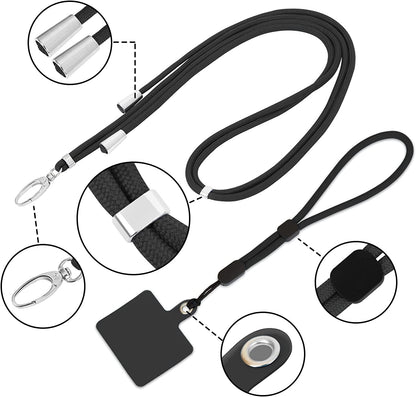 📱 2er-Set Universal-Handyband zum Umhängen – verstellbare Nylon-Handykette