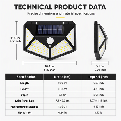🔆 Kaufe 1, erhalte 1 GRATIS! Solar-Wandleuchte Außen Wasserdicht – Automatisch hell, zuverlässig sicher! 🏡 140 LEDs, kabellose Wandmontage, regenfest 🛡️