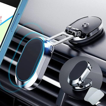 🚗 50 % Rabatt! Magnetischer Handyhalter fürs Auto – Fester Halt, freie Sicht! 📱 360° drehbar, faltbar & bequem mit einer Hand verstellbar 🧲