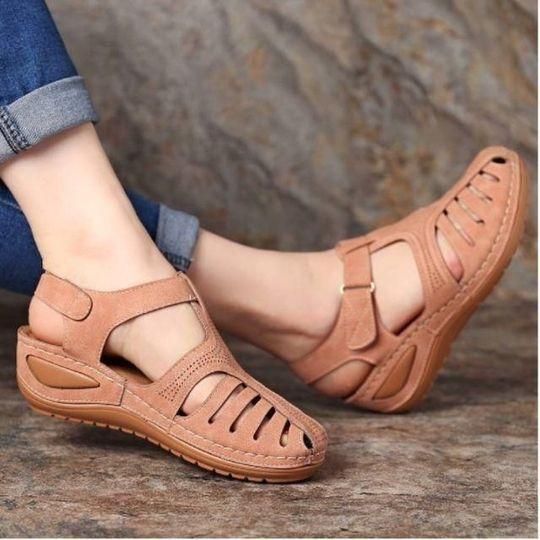 🔥Aktion - 50 % Rabatt🎉-Leichte orthopädische Ledersandalen von höchster Qualität