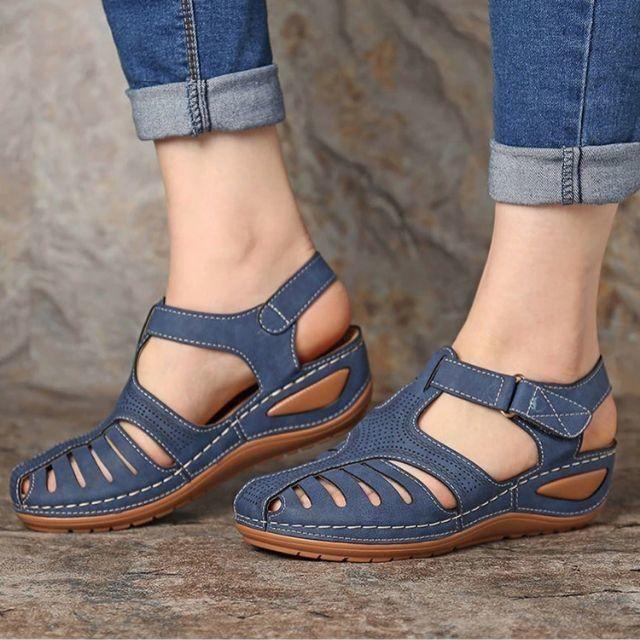 🔥Aktion - 50 % Rabatt🎉-Leichte orthopädische Ledersandalen von höchster Qualität