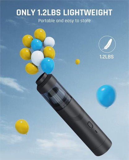 💥Zeitlich begrenztes Angebot💥 V8 Mate kabelloser Mini-Autostaubsauger, leistungsstarke Saugleistung von 13000 Pa / 30 AW