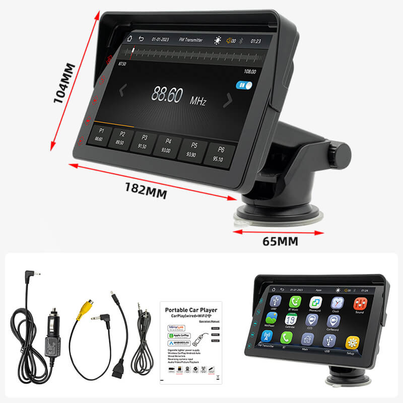 ✨ Multifunktionales Wireless CarPlay MP5 Auto-Display – Intelligente Unterhaltung &amp; Sicherheit im Auto! ✨