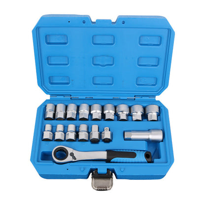 🔥 Limitiertes Angebot – 50% Rabatt！💪29 STK Core Ratsche Socket Schraubenschlüssel Kit