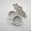 ✨50% Rabatt✨🍳 Mikrowellen-Eierkocher mit Deckel und Griff – Schnell, sicher & platzsparend – Perfekt für das schnelle Frühstück, Weich- & Hartgekochte Eier in Minuten ✨