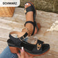 🪧Maximal 50 % Rabatt🌟Damen Sandalen mit Blockabsatz