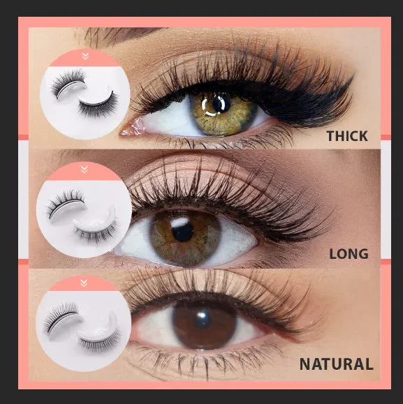 👁️ KAUFE 1, ERHALTE 1 GRATIS! ✨ Wiederverwendbare selbstklebende Wimpern – Kein Kleber, einfaches Aufdrücken & mehrfach nutzbar – Natürlicher Schwung & mühelos entfernbar 💕