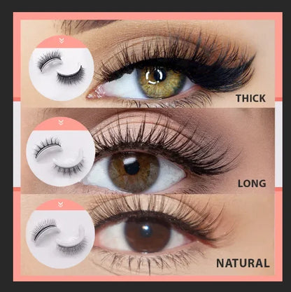 👁️ KAUFE 1, ERHALTE 1 GRATIS! ✨ Wiederverwendbare selbstklebende Wimpern – Kein Kleber, einfaches Aufdrücken & mehrfach nutzbar – Natürlicher Schwung & mühelos entfernbar 💕