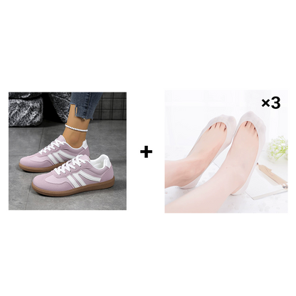 🔥Verkaufsschlager🔥Damen Stylische Runde Zehen Rutschfeste Freizeitschuhe