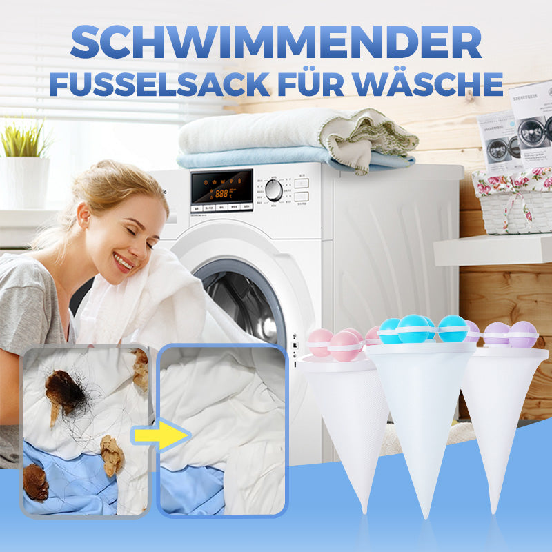 🧼✨ BEFRISTETES ANGEBOT: 50% RABATT! Schwimmender Filterbeutel-Waschball für Waschmaschinen – Fängt Haare & Flusen, Einfache Reinigung für Badewanne, Waschbecken & Waschmaschine 🐾📦