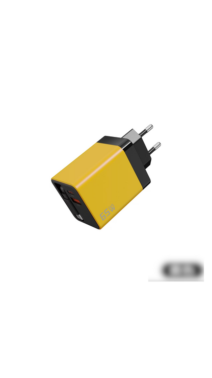 ✨⚡3-in-1-GaN-Ladegerät, 65W-Schnellladegerät für Smartphones mit Typ-C-Kabel und 2 USB-Anschlüssen
