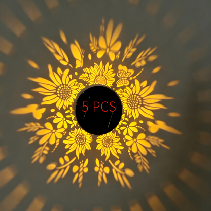 💎 60% RABATT! 💎 Solar-Mandalaleuchte für Garten & Terrasse – 2-in-1 Boden- & Wandleuchte mit Vintage-Projektion, IP65 & Rostfrei 🌿🌙