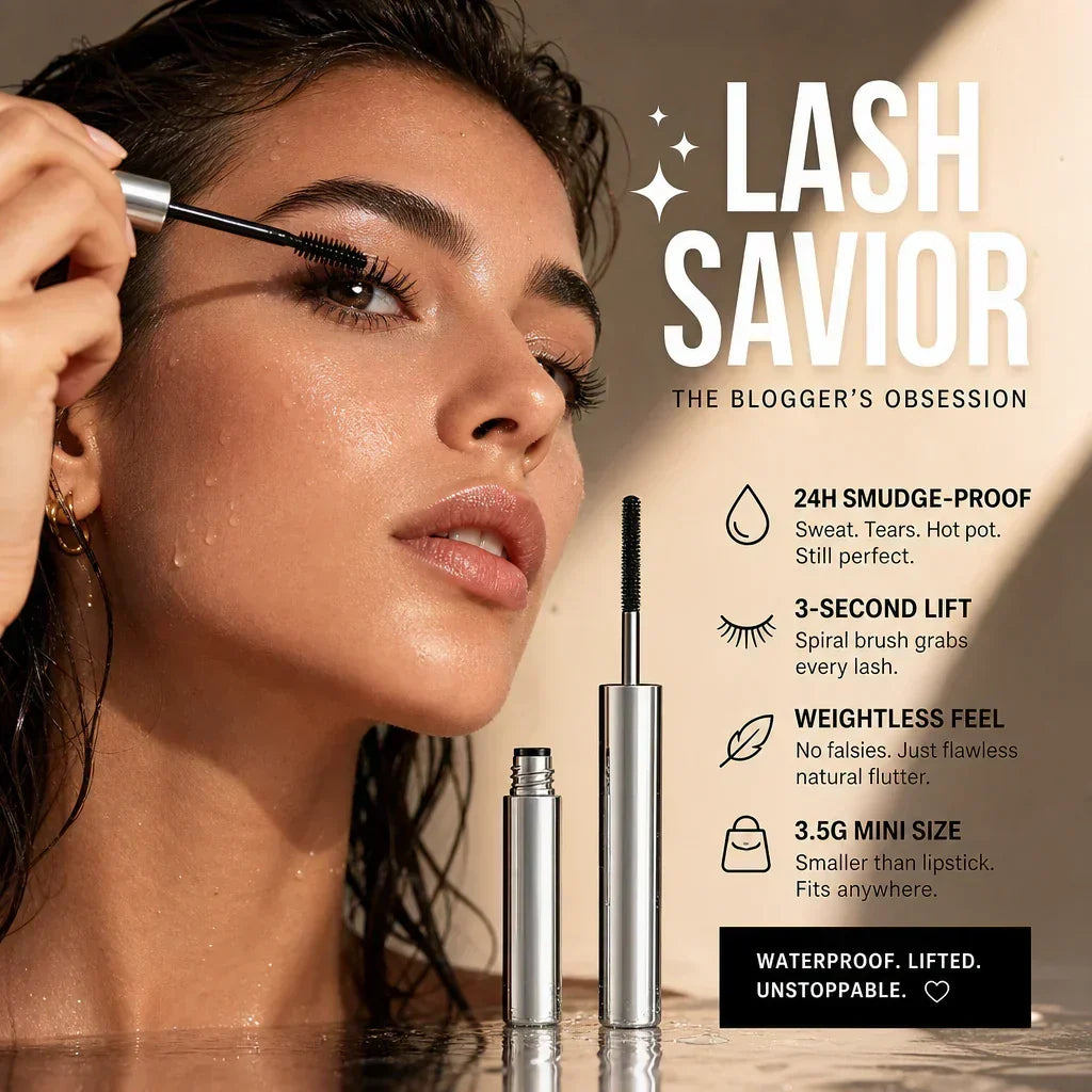 ⏰ Nur noch heute 50% Rabatt! Wasserfeste Mascara für Schwung & Verlängerung