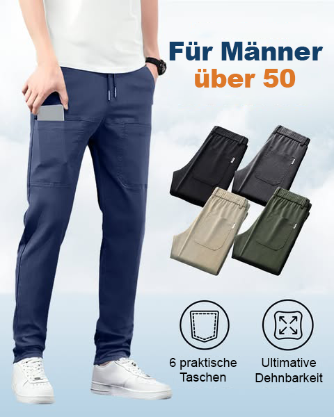 🔥Letzter Tag 60% Rabatt!🏆MultiPants – Hochelastische, strapazierfähige Cargohose mit vielen Taschen