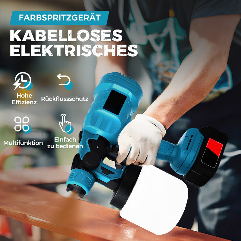 🔥🔥 56 % Rabatt + Gratisversand! 💥 🎨 Kabelloses elektrisches Farbspritzgerät – Schnell, sauber und effizient