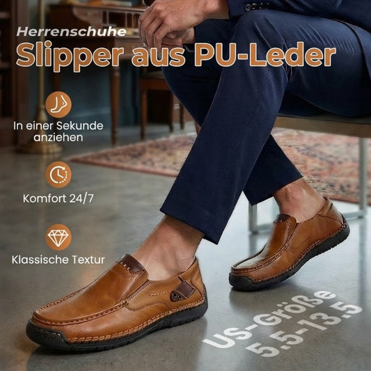 🔥Atmungsaktives Kalbsleder🔥Klassische, bequeme Lederschuhe für Herren