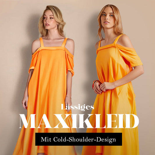 💞Lässiges Maxikleid mit offenen Schultern für Damen