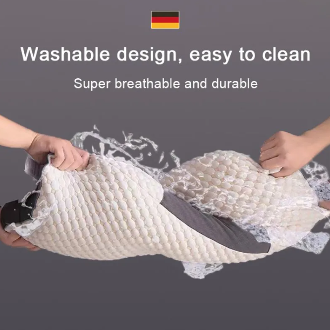 Antibakterielles Nackenstütz-Massagekissen mit Schlafhilfe