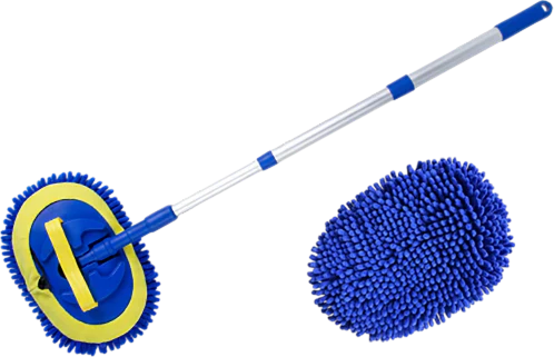 📢📢50 % Rabatt!! ⏰🚗 Robuster Autowaschmopp mit langem Griff | Teleskopierbar & Aluminium