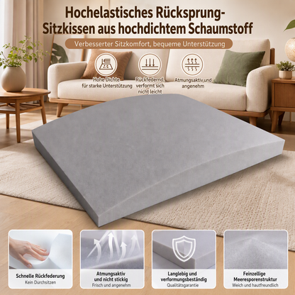 ✨ 50 % Rabatt ! Sofakissen-Stütze gegen Durchsitzen – Nie mehr einsinken, wie neu sitzen! 🛋️ Hebt Polster sofort an, flexibel zuschneidbar, fester 40D-Halt 💪
