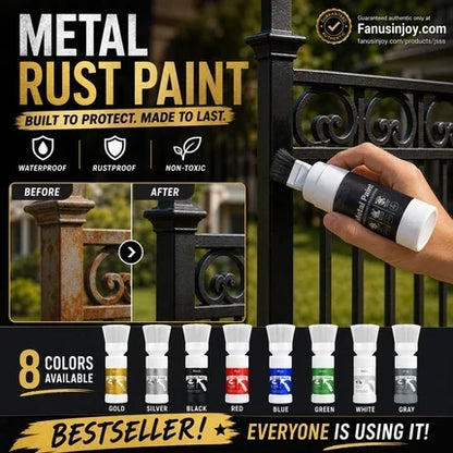 🖌️ Wasserbasierte Metallic-Silber-Farbe – Deckend, schnell trocknend & mit integriertem Pinsel – Ideal für kreative Projekte & Deko ✨