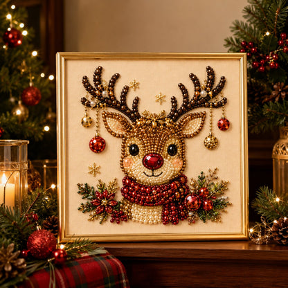 💎 -50% RABATT | 🎅Weihnachts-Diamond-Painting-Set – Kreativer Bastelspaß für Groß & Klein