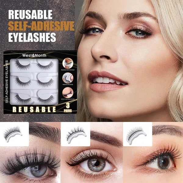 👁️ KAUFE 1, ERHALTE 1 GRATIS! ✨ Wiederverwendbare selbstklebende Wimpern – Kein Kleber, einfaches Aufdrücken & mehrfach nutzbar – Natürlicher Schwung & mühelos entfernbar 💕