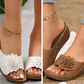 ⏳Begrenzte Zeit 50% Rabatt💥Damen Comfort Flower Slip-On Sandalen