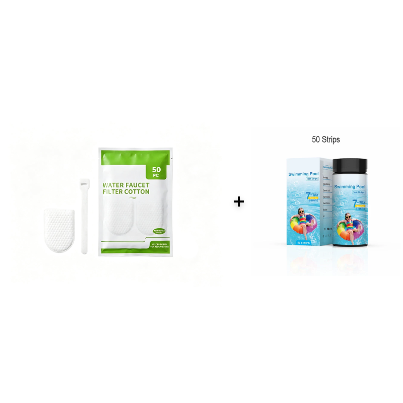 🔥50% RABATT⚡Über 50.000 VERKAUFT!💥Spritzschutz-Küchenarmatur-Baumwollfilter zur Entfernung von Ablagerungen und Rost