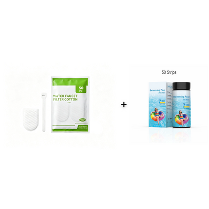 🔥50% RABATT⚡Über 50.000 VERKAUFT!💥Spritzschutz-Küchenarmatur-Baumwollfilter zur Entfernung von Ablagerungen und Rost