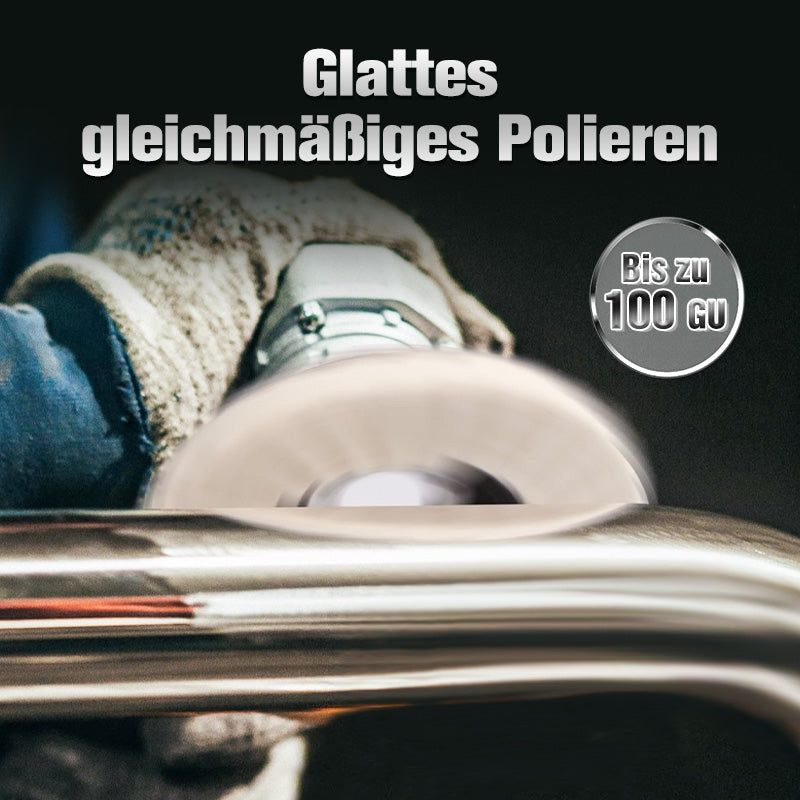 📢📢65 % Rabatt!! 🧽✨ Wollpolierscheibe für Winkelschchleifer – Hochglanz-Spiegelfinish! 🚀⚡