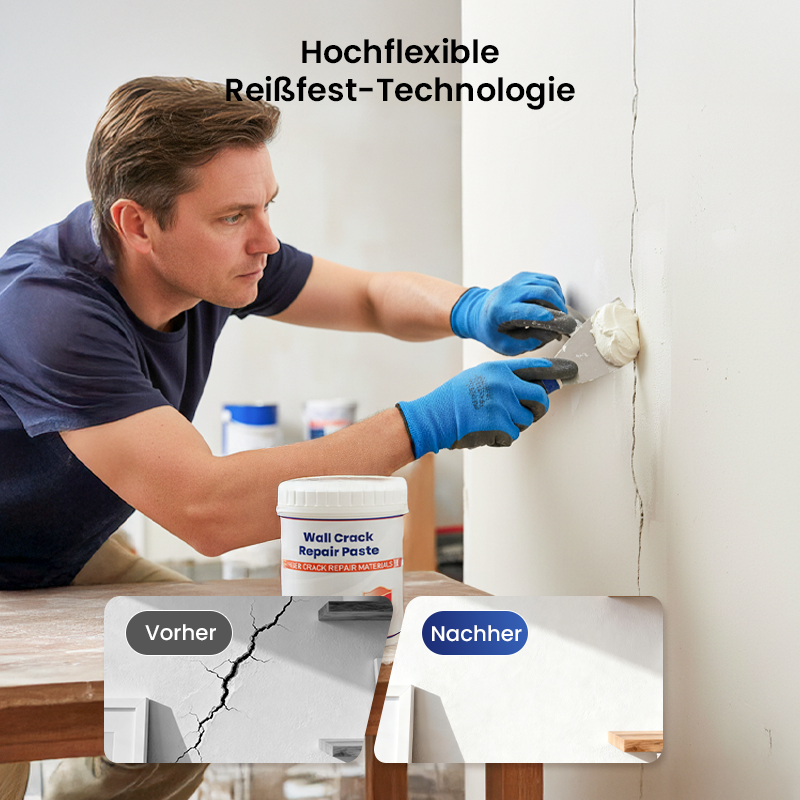🔈🔈Zeitbegrenztes Angebot - 50% Rabatt🔥Elastischer rissüberbrückender Wandreparaturpaste