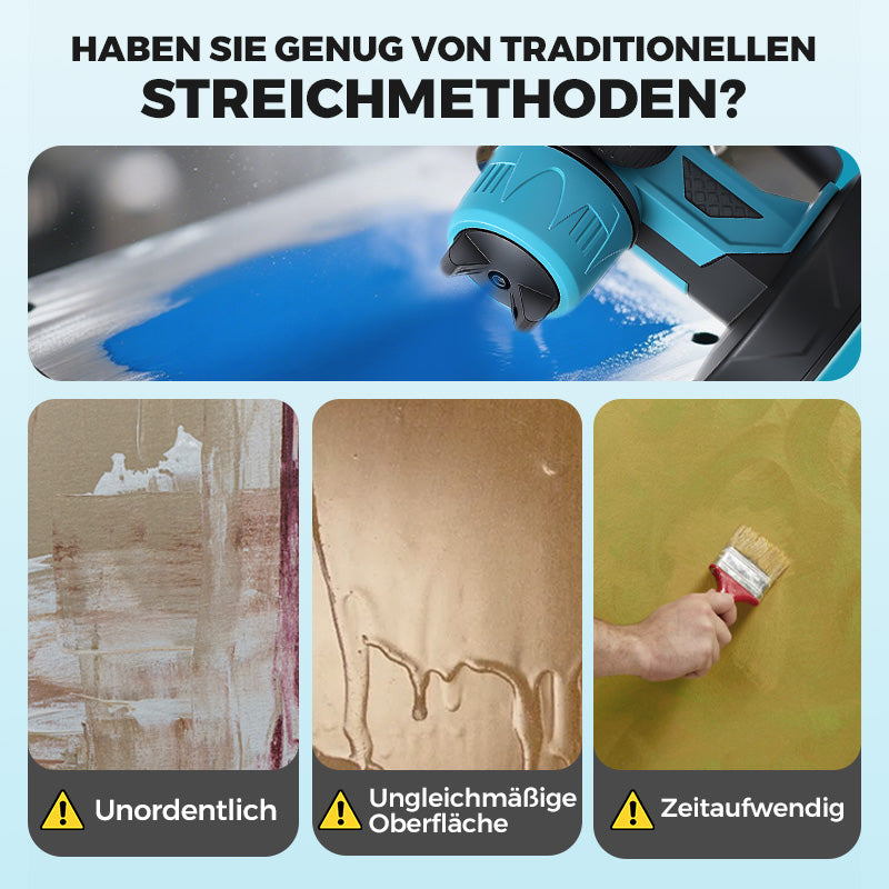 🔥🔥 56 % Rabatt + Gratisversand! 💥 🎨 Kabelloses elektrisches Farbspritzgerät – Schnell, sauber und effizient