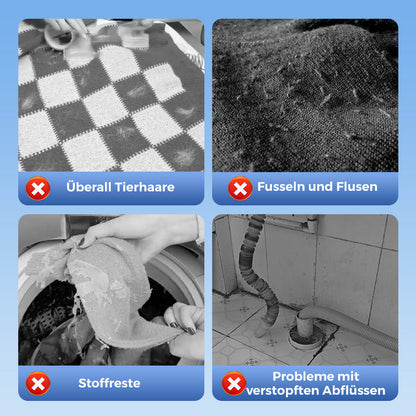 🧼✨ BEFRISTETES ANGEBOT: 50% RABATT! Schwimmender Filterbeutel-Waschball für Waschmaschinen – Fängt Haare & Flusen, Einfache Reinigung für Badewanne, Waschbecken & Waschmaschine 🐾📦