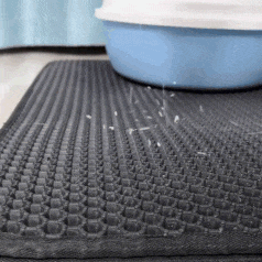 🐾 50 % Rabatt! Zweilagige Katzenstreumatte – weniger Streu auf dem Boden! 🐱 Streu auffangen, einfach ausschütten, rutschfest auslegen 🧹
